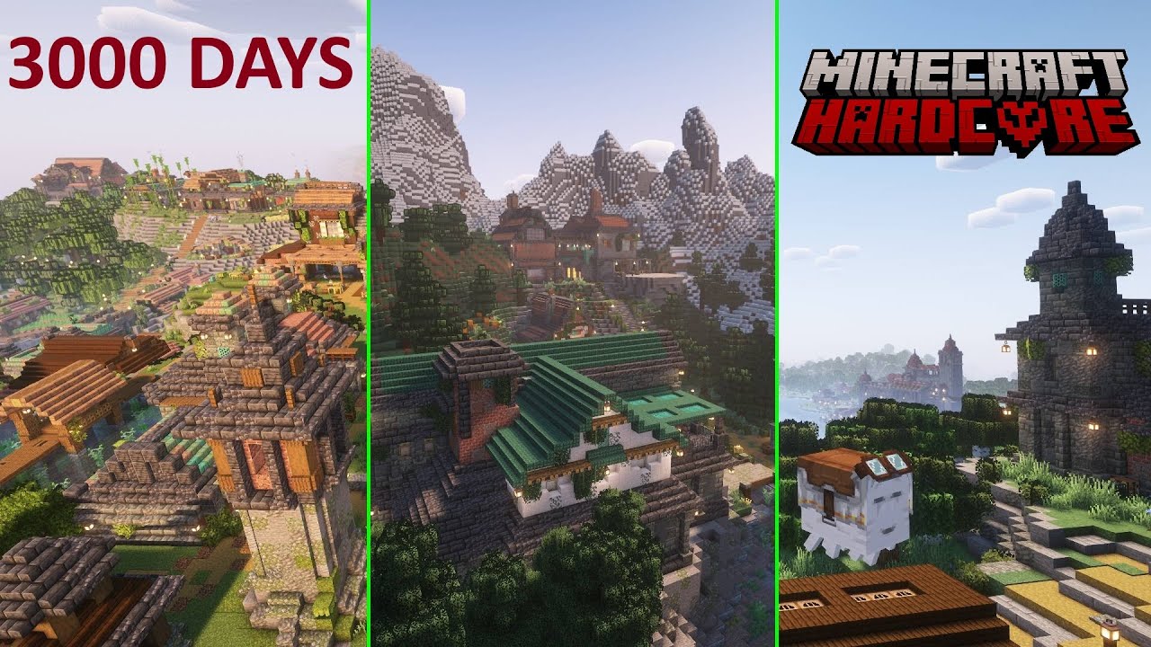 I SURVIVED 3000 DAYS IN HARDCORE MINECRAFT FOREVER WORLD - THE MOVIE SEASON 2
