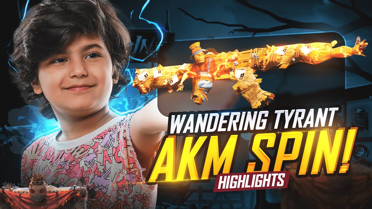 Got 5 Chicken 🐔 Dinner Challenge For Wandering Tyrant AKM Spin - BGMI Crate Opening