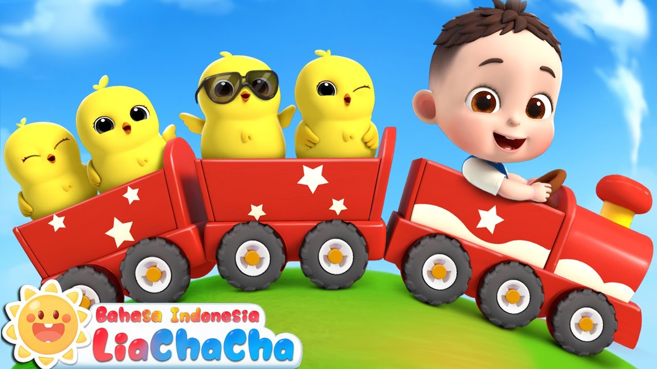 Lagu Menghitung Ayam Kecil 🐣| Lagu Lima Ayam Kecil | Lagu Anak-anak | LiaChaCha Bahasa Indonesia