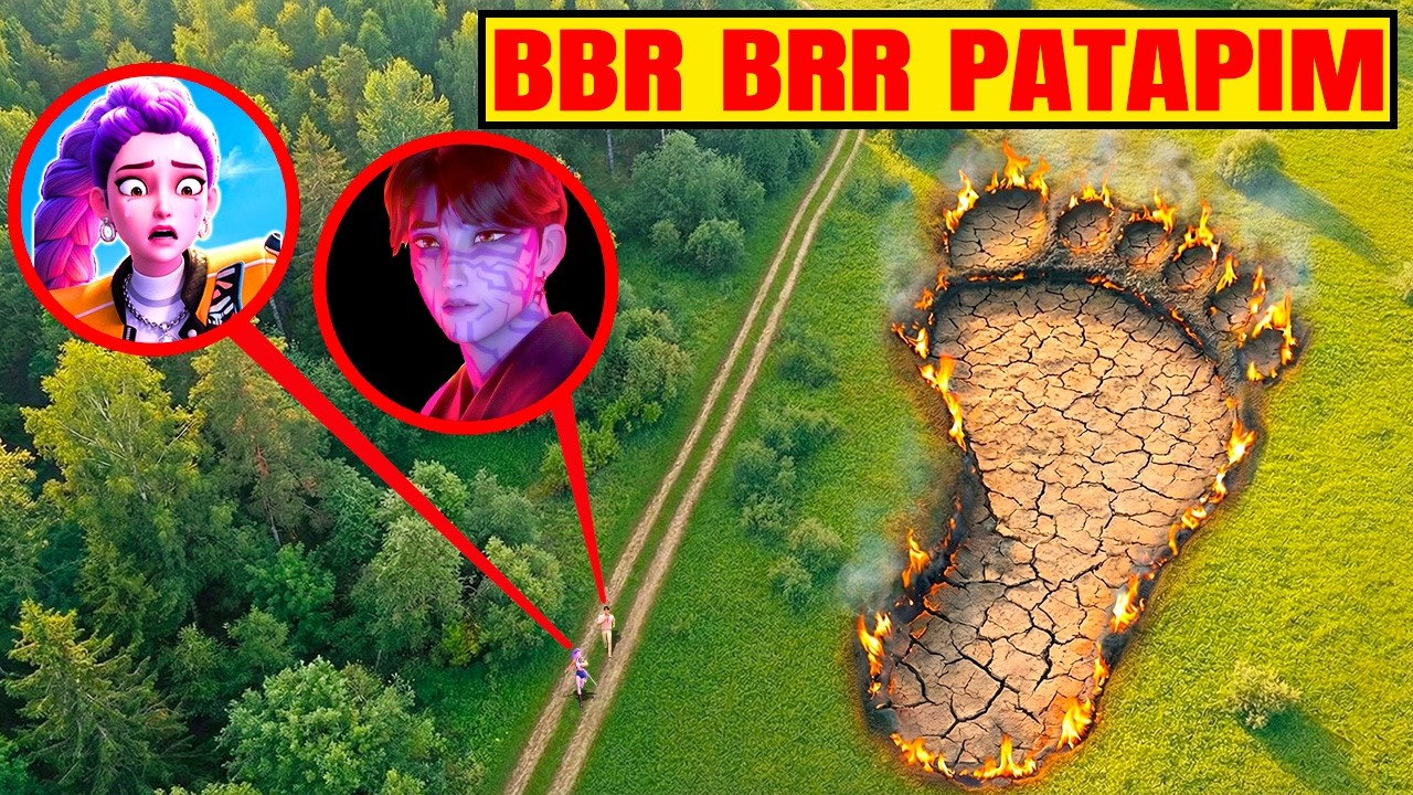 MY DRONE CAUGHT RUMI AND BRR BRR PATAPIM IN REAL LIFE AT 3AM!! (JINU APPEARED?)