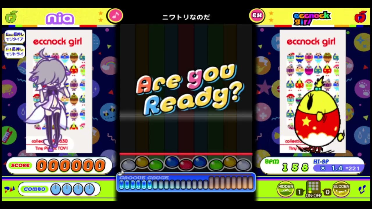 【ポップンLively】チキンハートEX【謎色&HIDSUD】