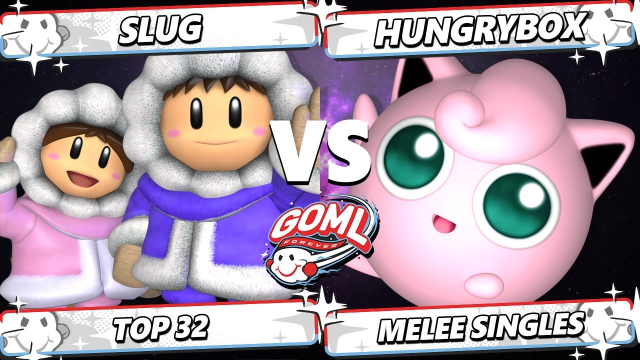 GOML 2025 - SluG (Ice Climbers) Vs. Hungrybox (Jigglypuff) Smash Melee - SSBM