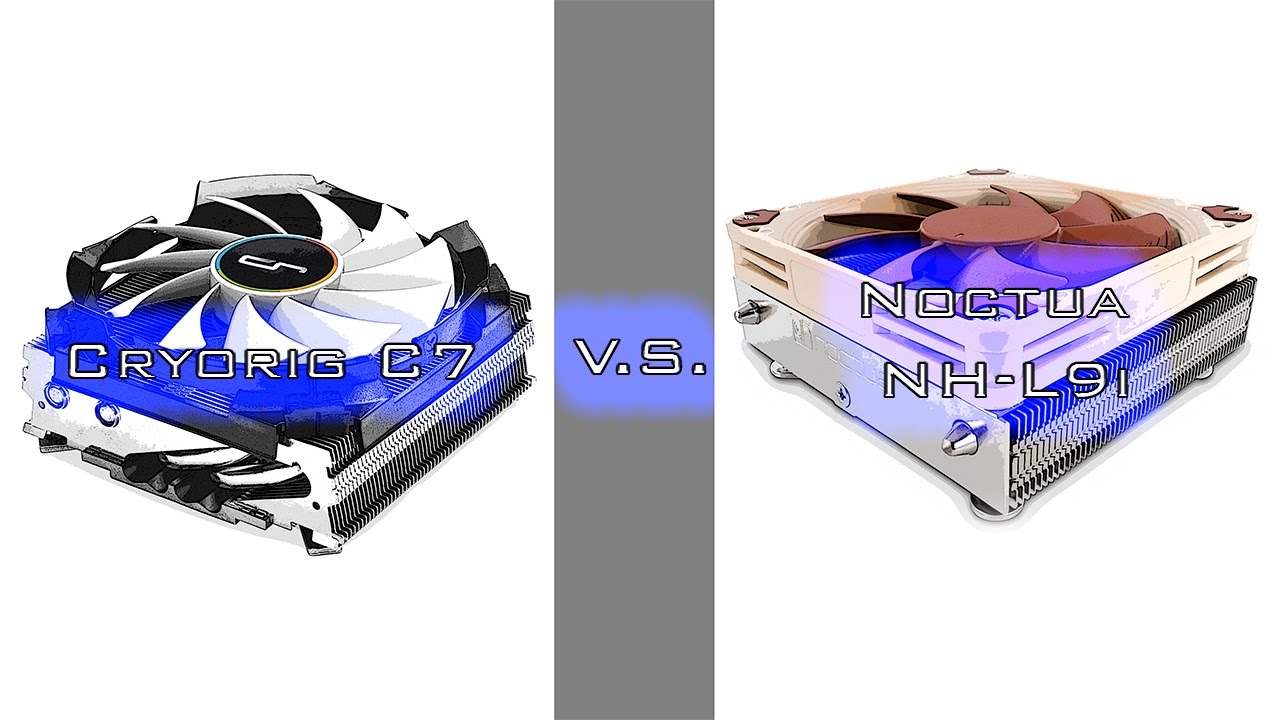 Tested: Cryorig C7 V.S.  Noctua NH‑L9i (Low Profile CPU Cooler Showdown)
