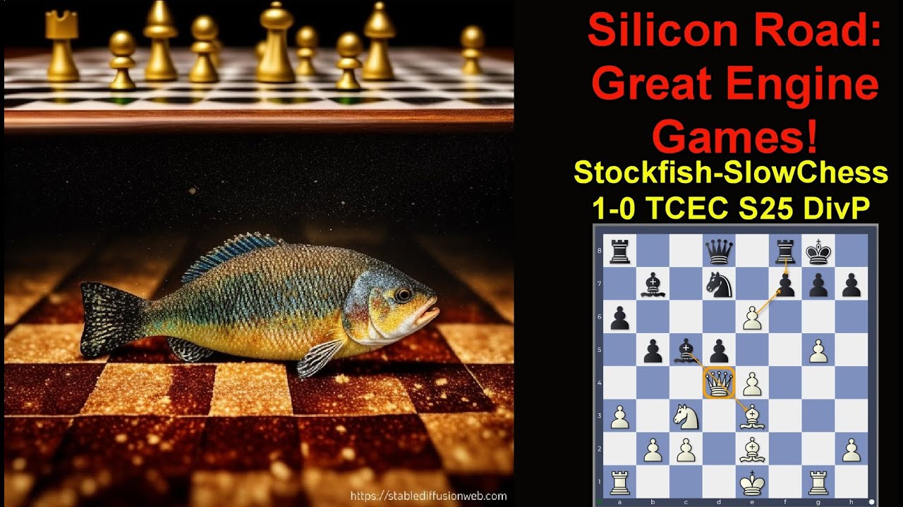 Silicon Road: Great Engine Games! Sicilian masterclass! Stockfish-SlowChess TCEC S25 DivP 1-0