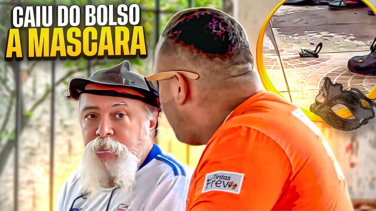 A MÁSCARA CAIU DO BOLSO DE ALEX E LUIZ DO SOM FICOU COM MEDO | LUIZ DO SOM