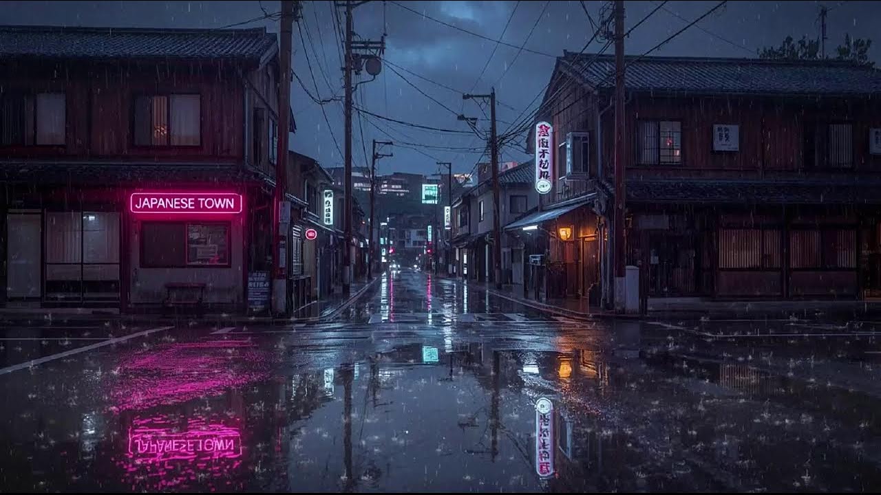 Night Rain Ambience 🌙 Lofi Beats for Focus, Relax & Quiet Moments #85