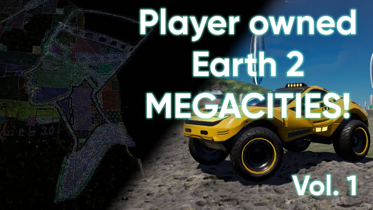 A look at Player owned tiles inside E2V1 - an Earth 2 Community Tribute