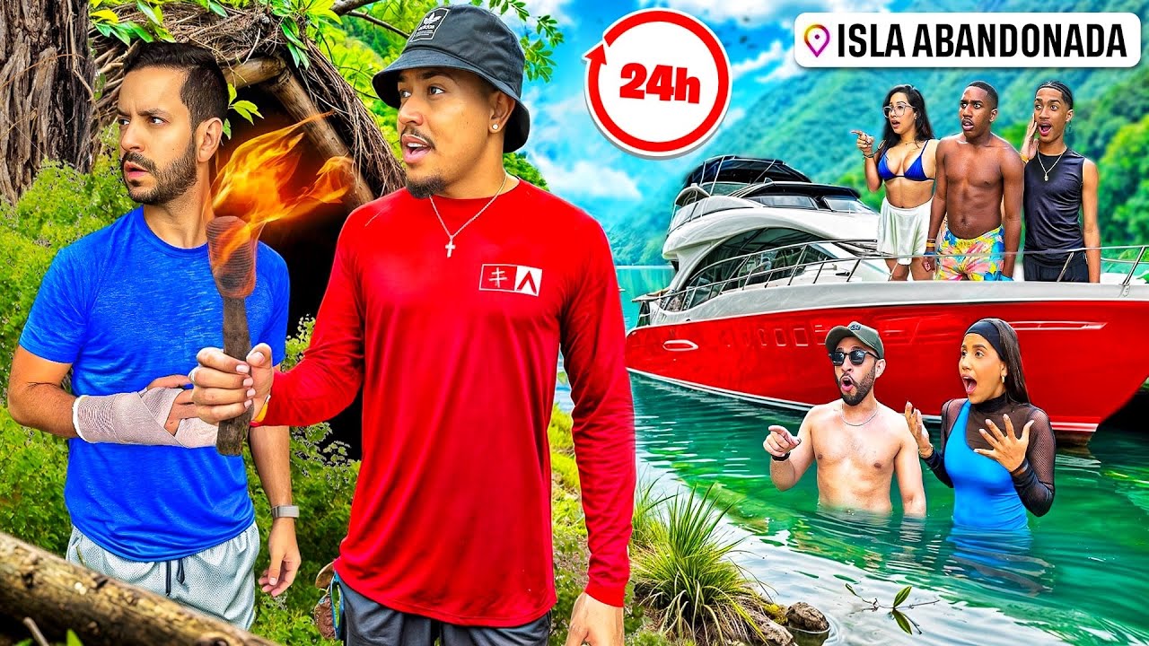 SOBREVIVIMOS en una ISLA ABANDONADA por 24 HORAS!!