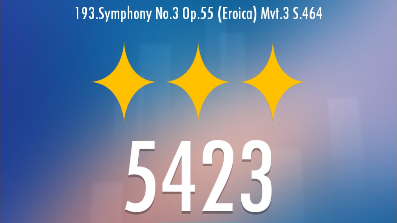 [Beethoven, Liszt] Symphony No.3 (Eroica Mvt.3)-Piano Tiles Umod CALC