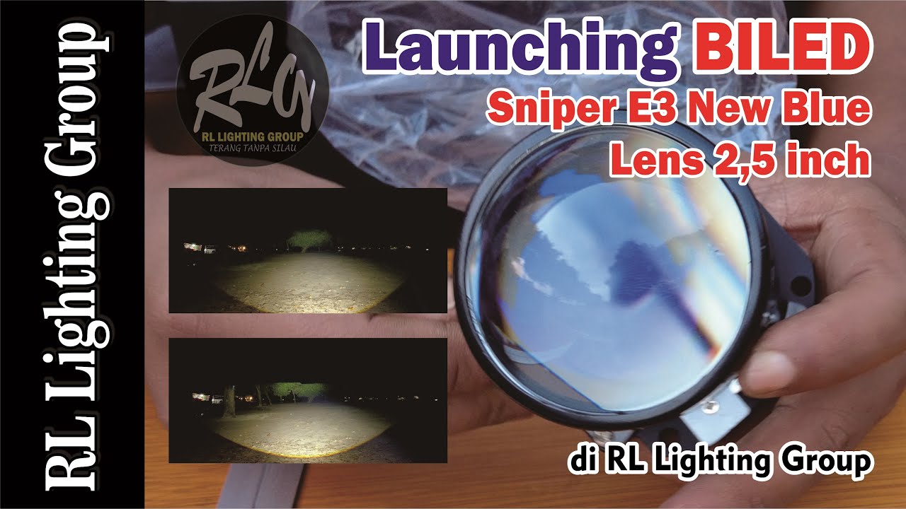 2021 9 15 Launching BILED Sniper E3 New Blue Lens 2 5inch RL Lighting Group