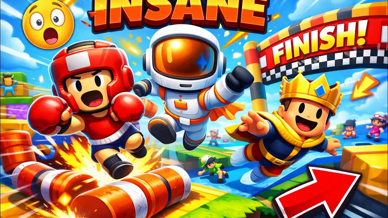 INSANE Stumble Race Gameplay 😱 | Fastest Clutch Wins in Stumble Guys!
