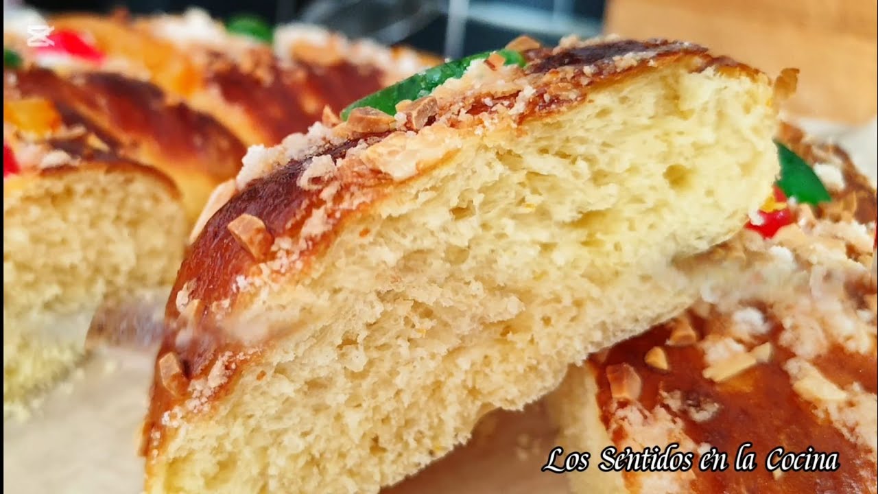 👑Roscón de Reyes. La receta definitiva con el Roscón más esponjoso del mundo.
