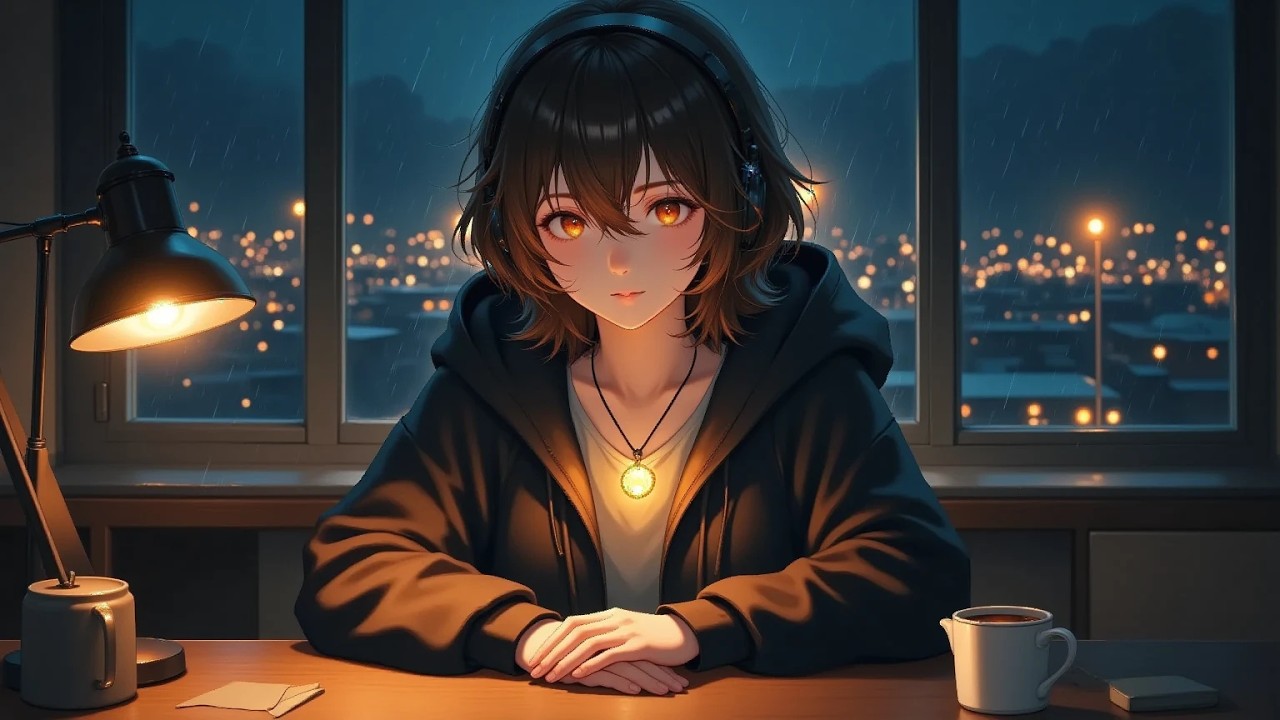 2H Deep Focus LoFi 🌙 Midnight Study Ritual | Rain Ambience