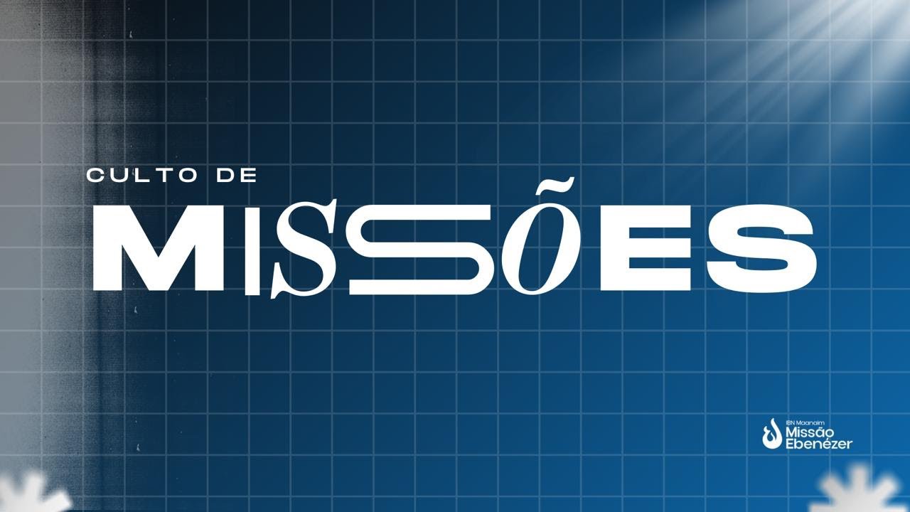 CULTO DE MISSÕES -  VIVENDO PARA DEUS - Pr Zacarias Junior