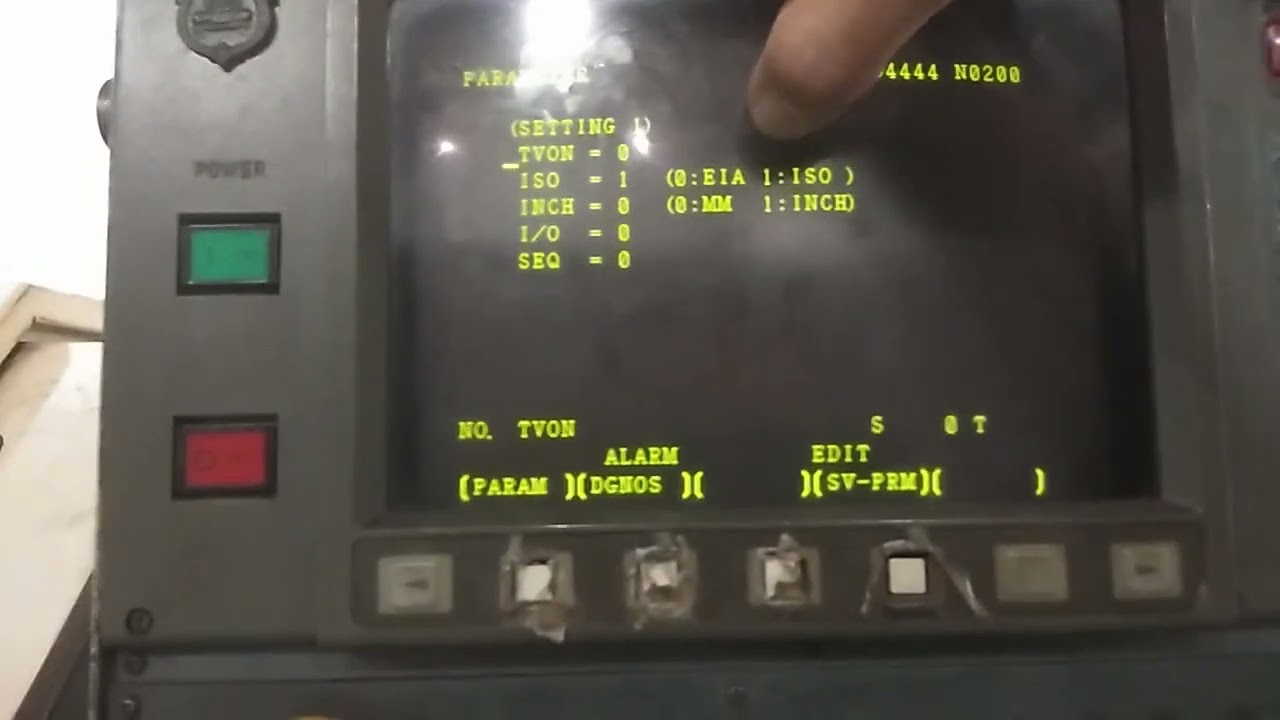 Data out parameter fanuc OT.