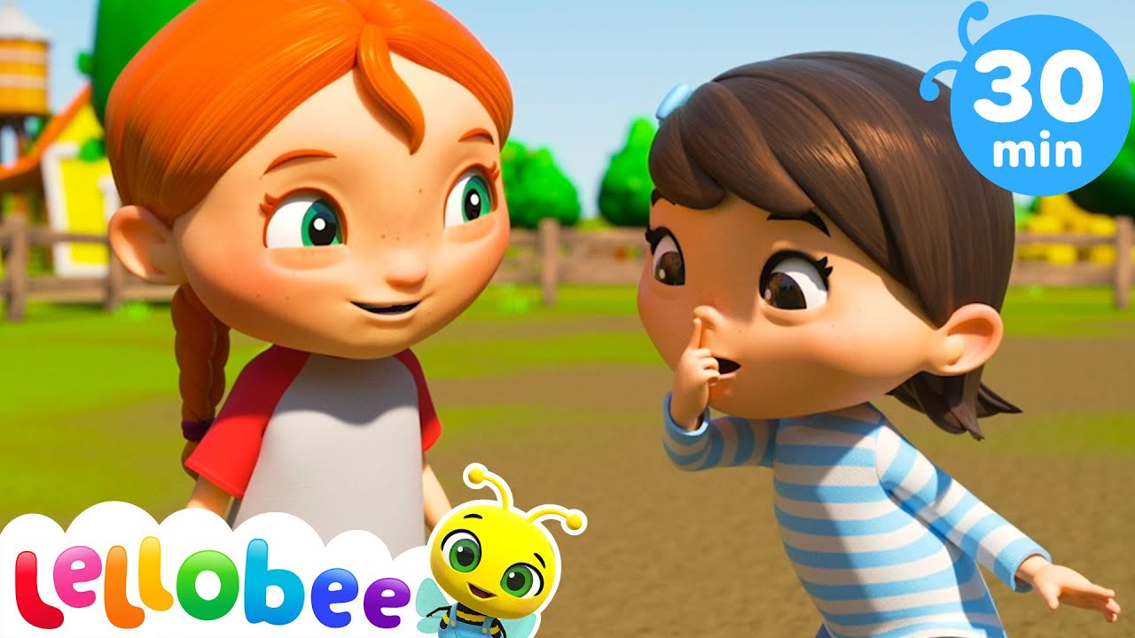 I Got Your Nose Song + More Playtime Songs For Kids | @Lellobee City Farm - Kids Cartoons Songs