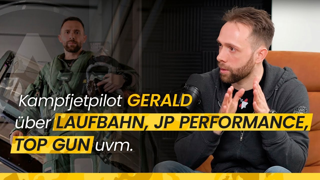 Kampfjetpilot Gerald über seine Laufbahn, JP Performance, Top Gun uvm.