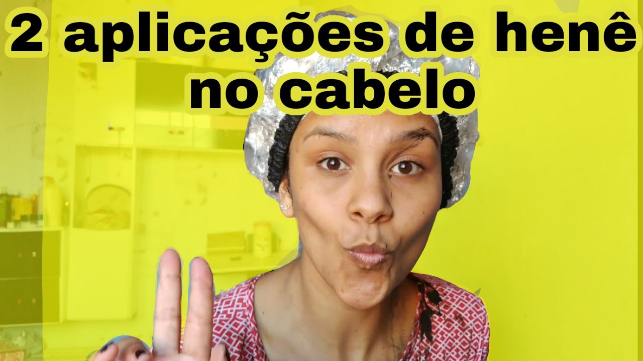 Apliquei henê duas vezes e olha como ficou