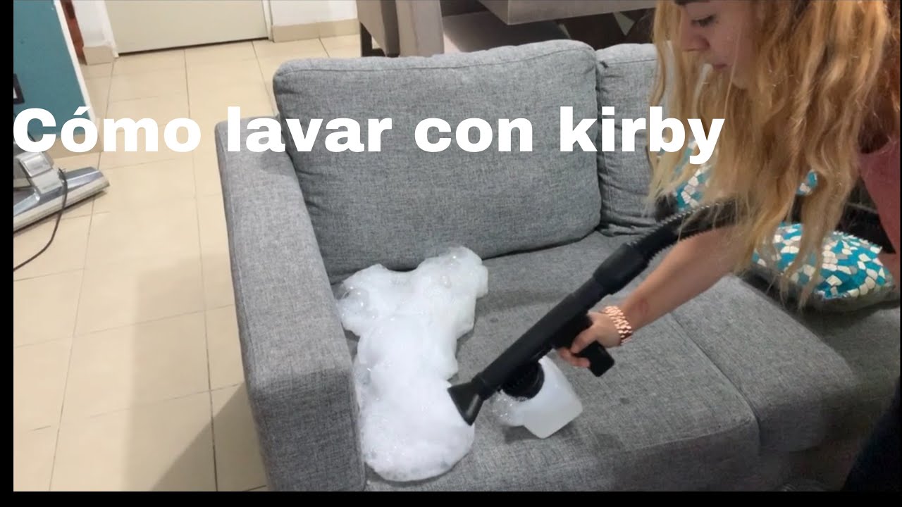 Cómo lavar tapicería con tu kirby