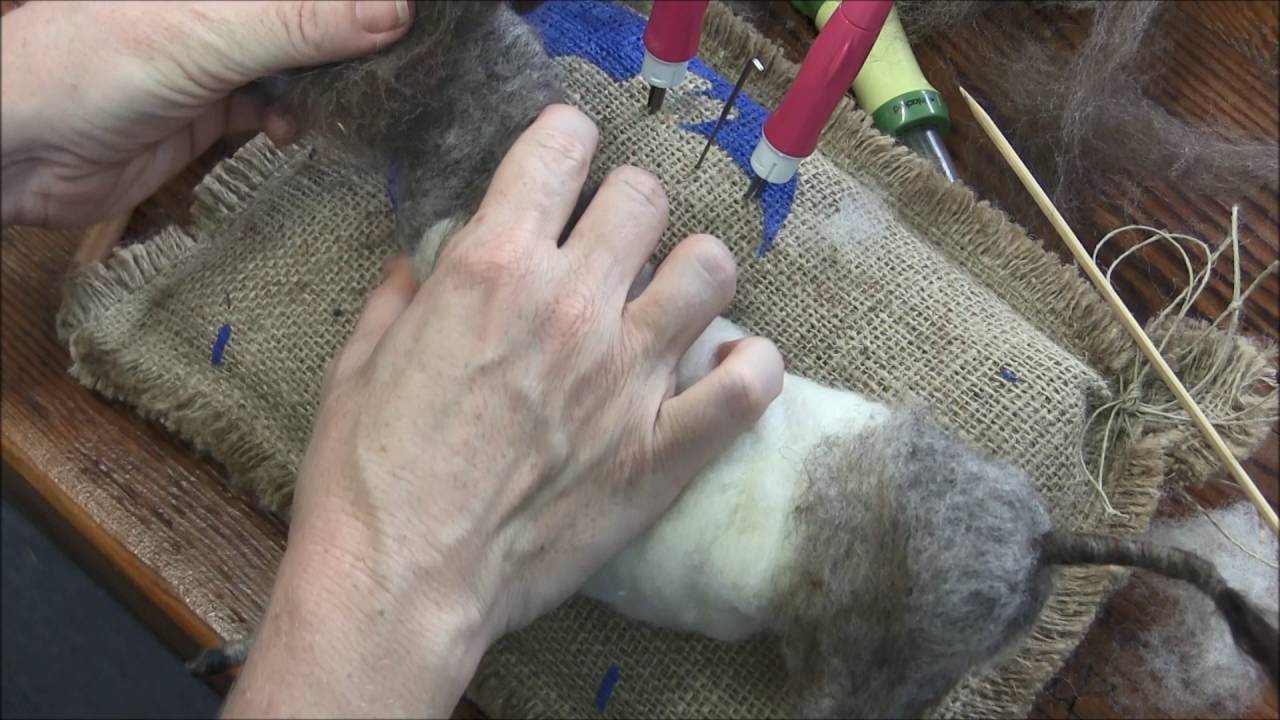 How to Needle Felt a Donkey: Part 5 Pelt and Finishing