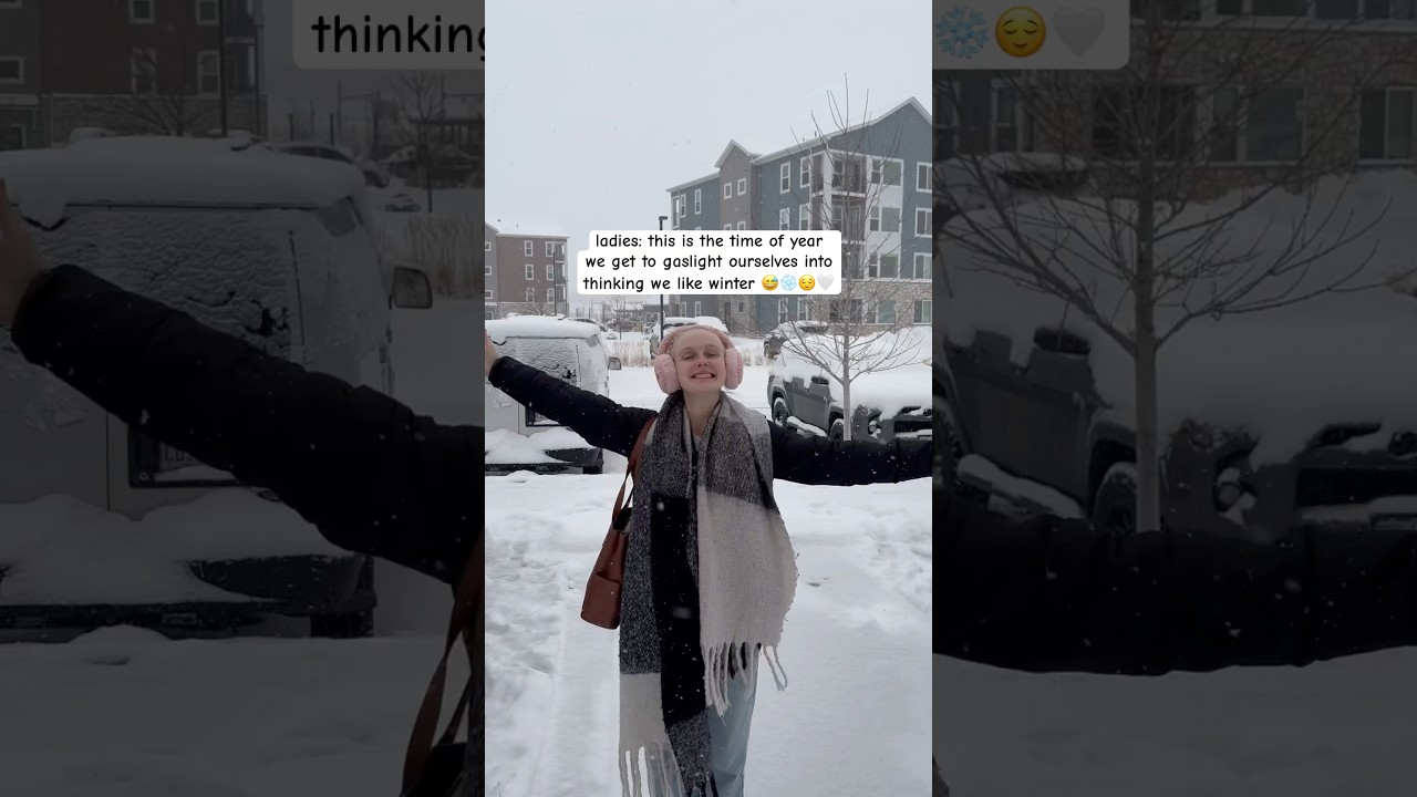 time for the winter delulu mindset 😅😌❄️ 