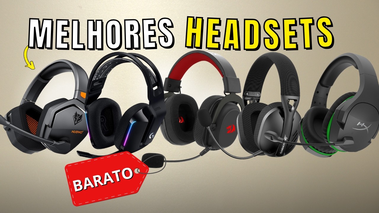 TOP 5 Melhores HEADSET GAMER SEM FIO em 2026! (CUSTO BENEFICIO)