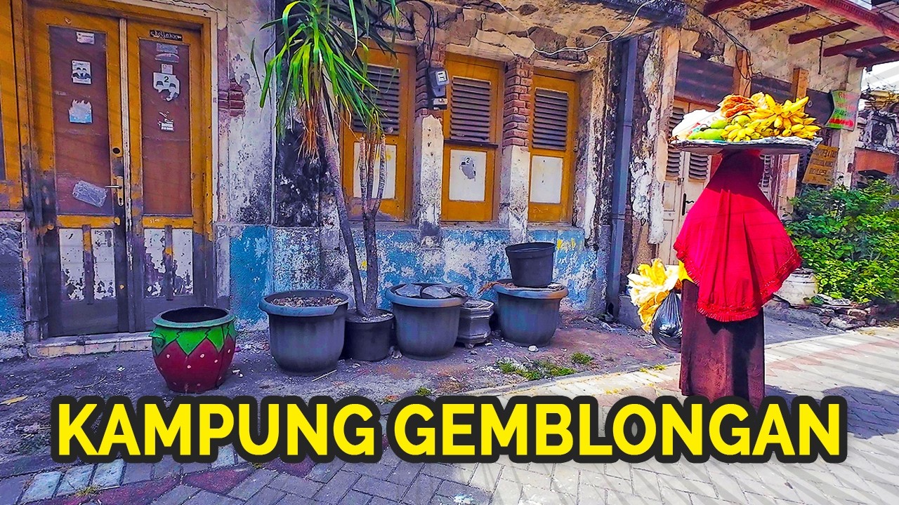 Blusukan di Kampung Gemblongan Surabaya‼️ Suasana Minggu Pagi di Jalan Gemblongan