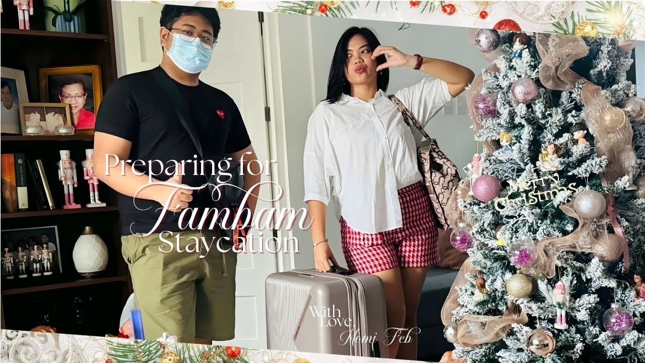 Get ready with me: Preparing before FAMBAM staycation #sahm #diml #cleaningmotivation 