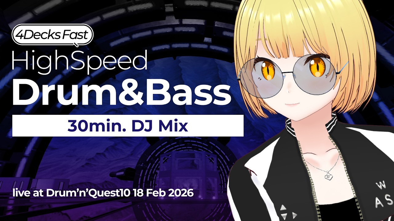 Drum'n'Quest10でオープニング担当DJしました！ #vrdj #cluster #drumandbass
