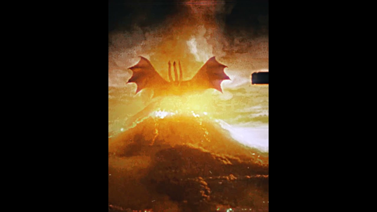 The 3 Headed Demon 💀#shorts #fyp #monsterverse #ghidorah