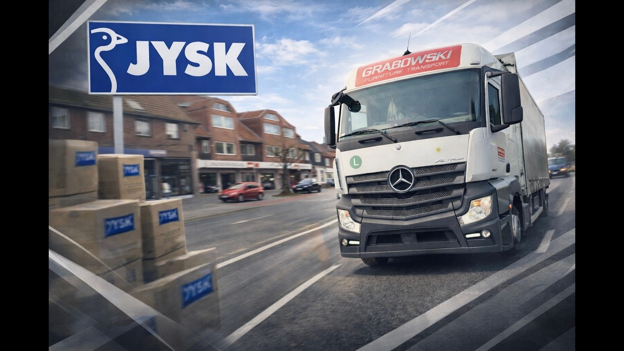 Скільки точок за день? Розвожу матраци по Німеччині 🚛 JYSK