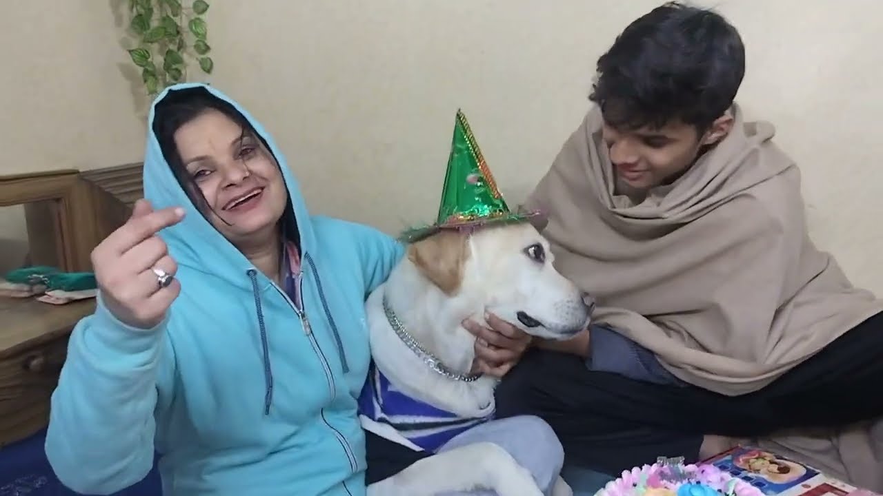 Mere dog charlie ka birthday 
