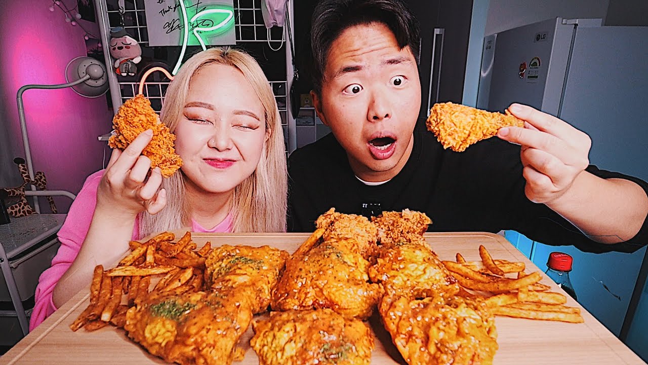 Сладкая Курица с Кленовым Сиропом! Аня Заболела? Танцы в 1million. Мукбанг