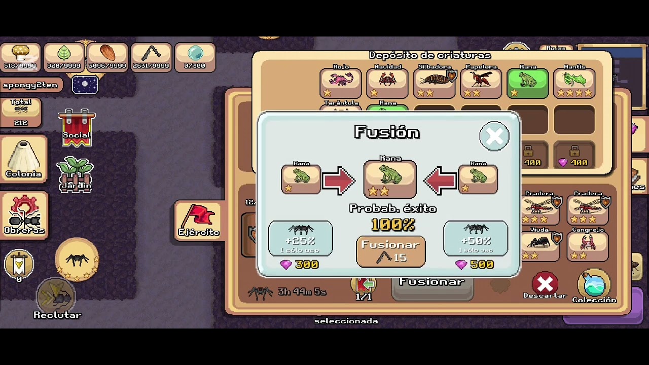 Probando rana 2* 🐸 | spongy2ten PA 🐜