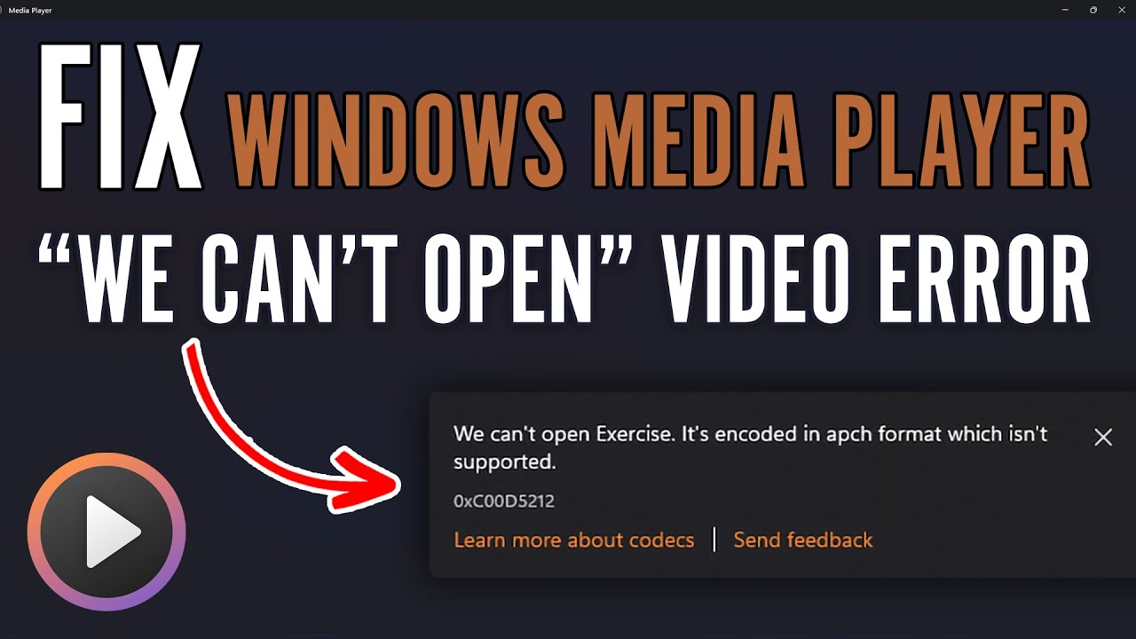 Как исправить ошибку &laquo;Не удаётся открыть видео&raquo; в проигрывателе Windows Media в Windows