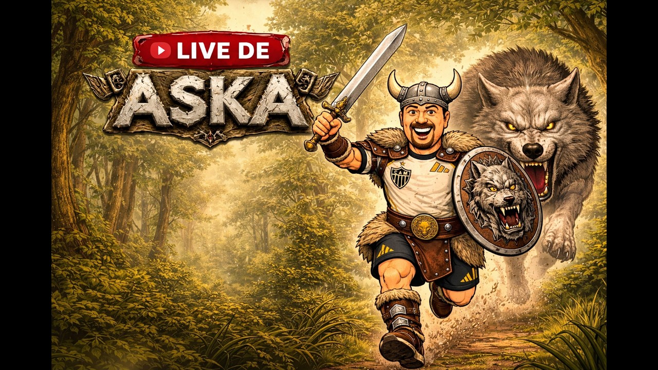 Sobrevivemos por Pouco! 😱 Reconstruindo a Vila | ASKA Live ⚔️