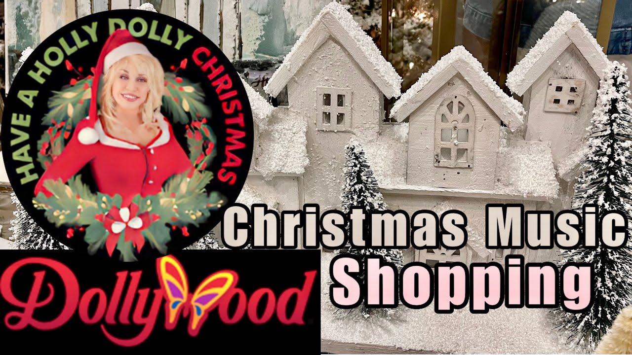 Christmas Shopping Dollywood Vlogmas with Christmas Music Pigeon Forge