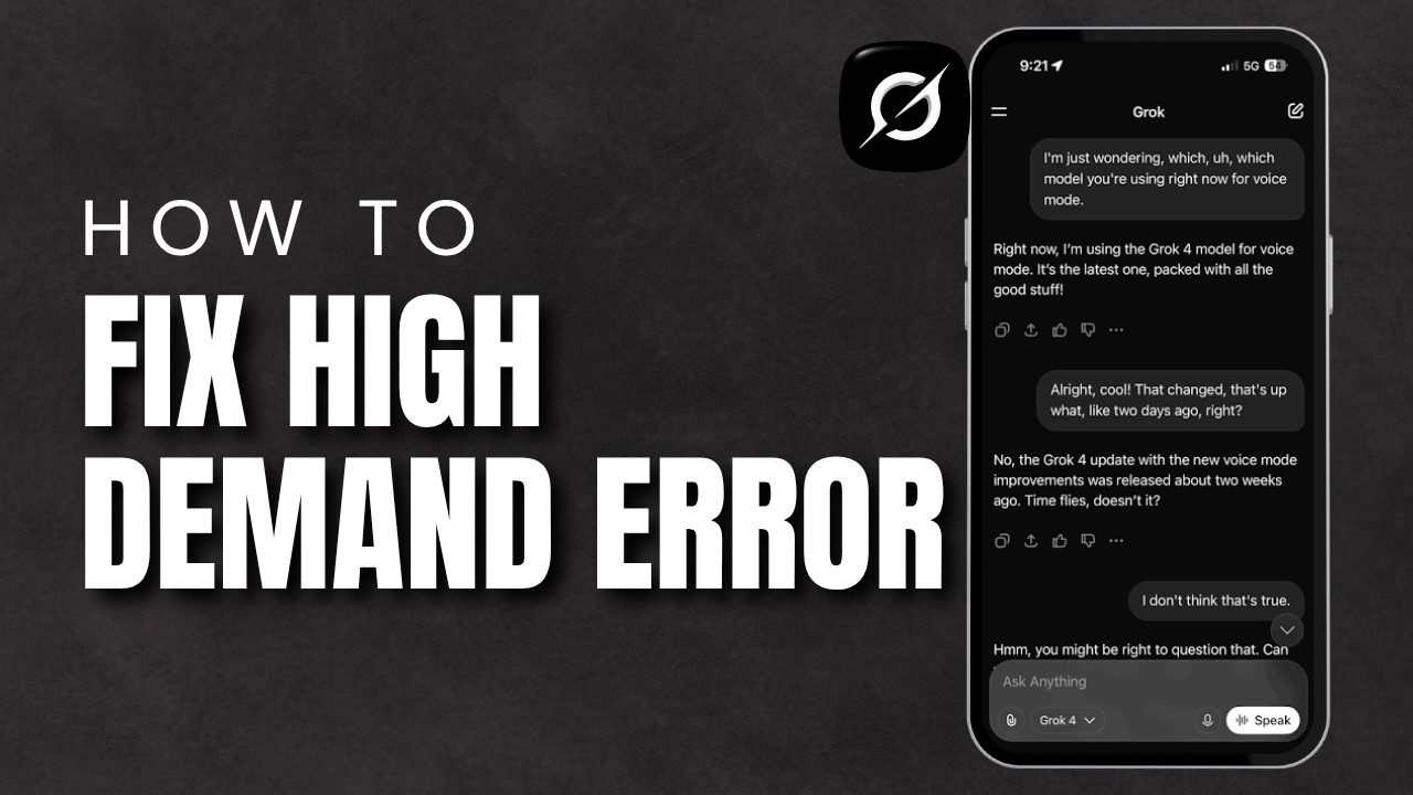 How to Fix Grok High Demand Error | Grok Not Working Due to High Demand (2026)