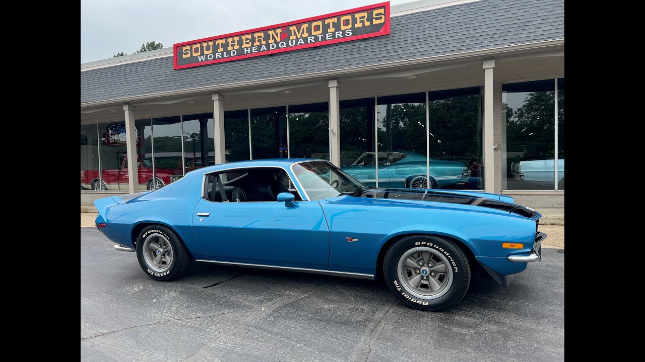 1972 Chevrolet Camaro $45,900.00