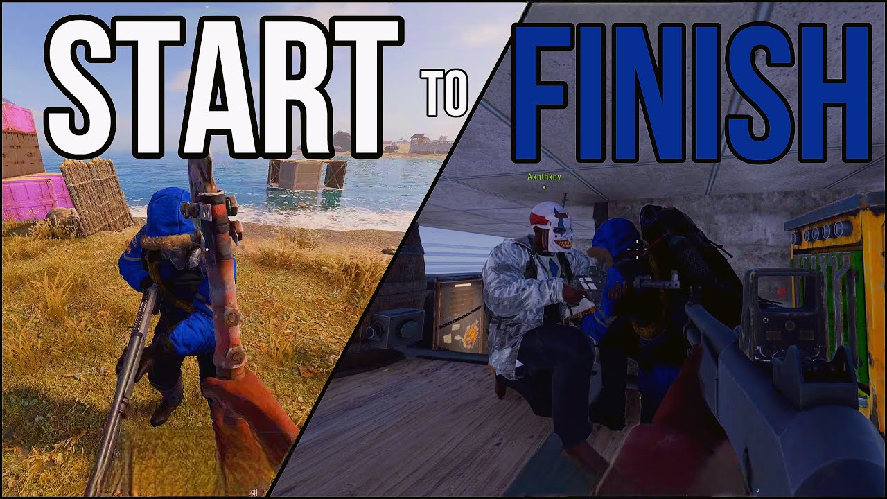 My Funniest Start to my CRAZIEST Duo Wipe - Rust Console (Movie)