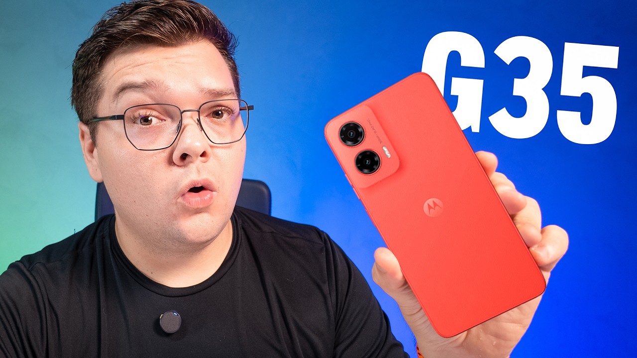 CHEGOU! Moto G35 5G com Gravações em 4K!  vai ser SUCESSO?