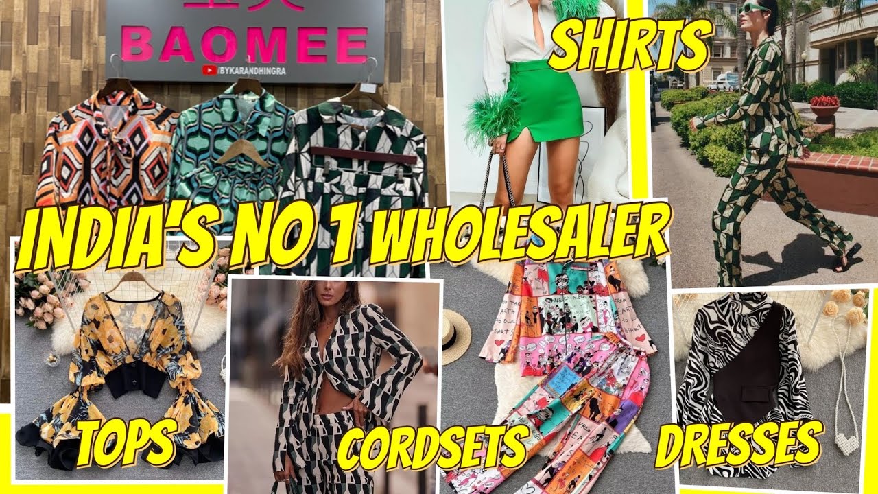 Lowest prices in Wholesale of Imported tops cord sets jumpsuits and dresses #baomee #Bykarandhingra