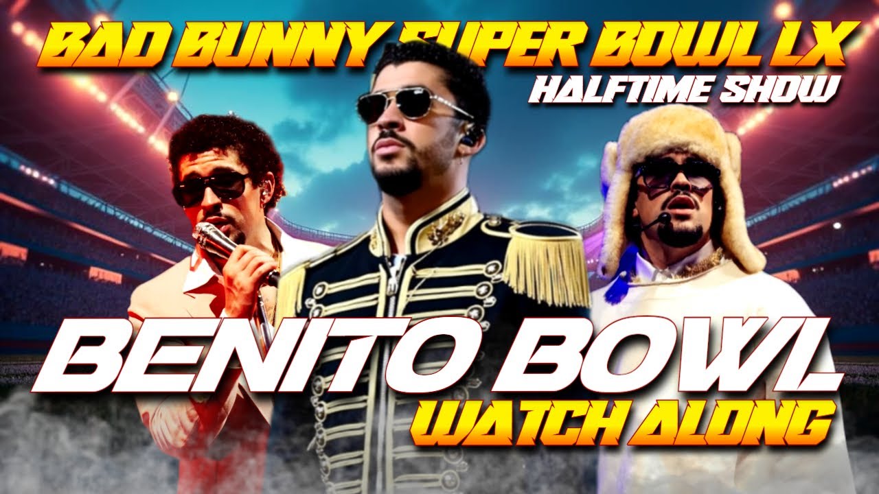LIVE 🔴: BAD BUNNY SUPER BOWL LX HALFTIME SHOW 🐇🏈