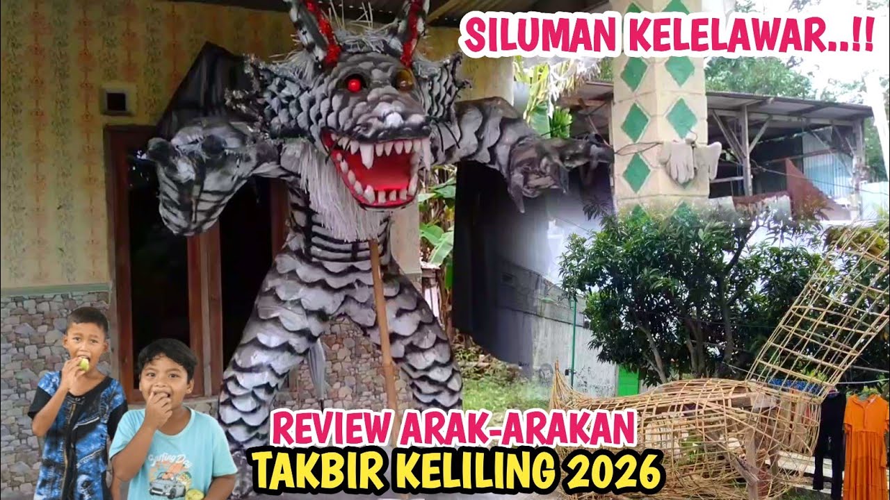 BESAR FULL GERAK‼️ Review 4 Arak-arakan Buat Memeriahkan Takbir Keliling Idul Fitri 2026 