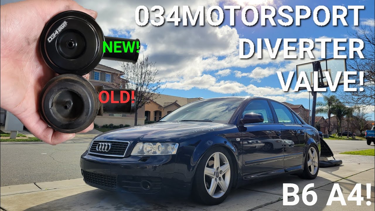 034MOTORSPORT DIVERTER VALVE INSTALL on My 2004 Audi B6 A4 Quattro 1.8T 6 Speed Manual!