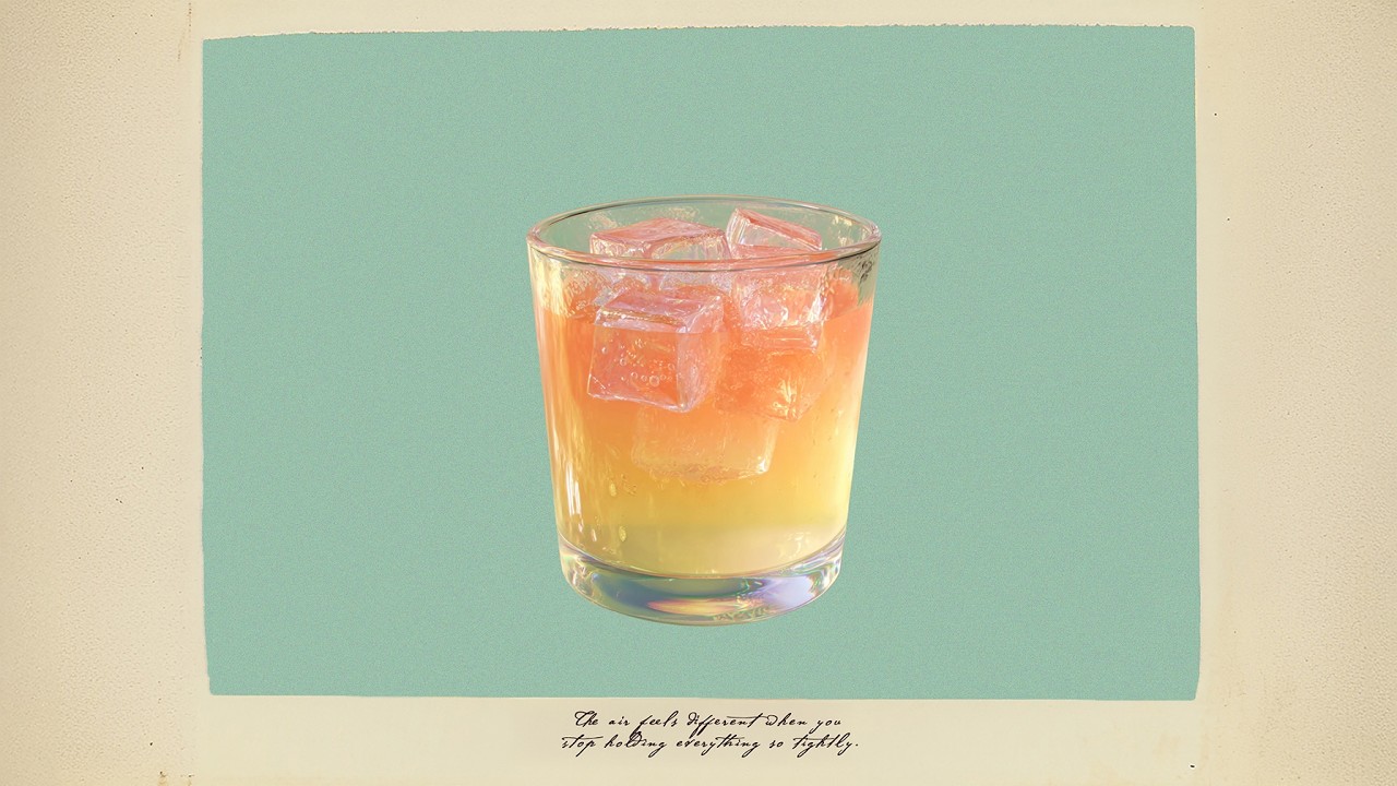 Iced Peach Green Tea.