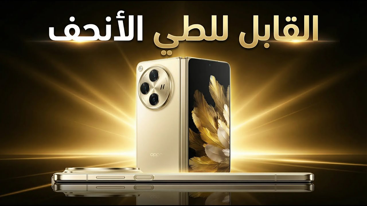 أنحف هاتف قابل للطي في العالم .. هل ينافس؟ OPPO Find N5