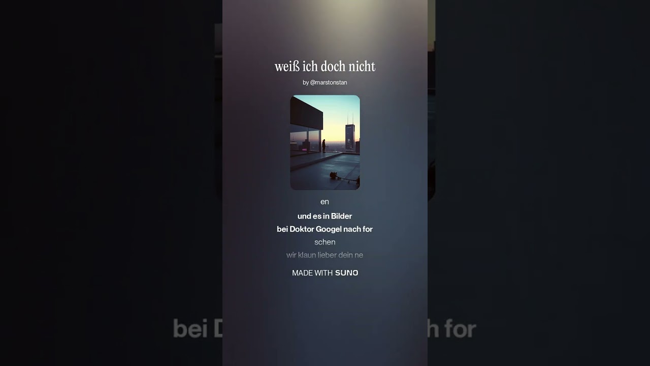 weiß ich doch nicht