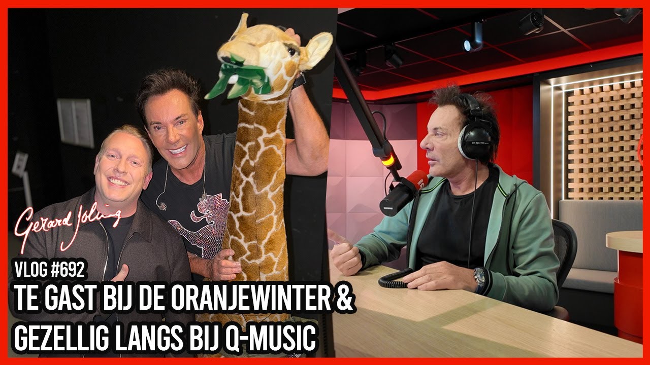 TE GAST BIJ DE ORANJEWINTER & GEZELLIG LANGS BIJ Q-MUSIC - GERARD JOLING - VLOG #692