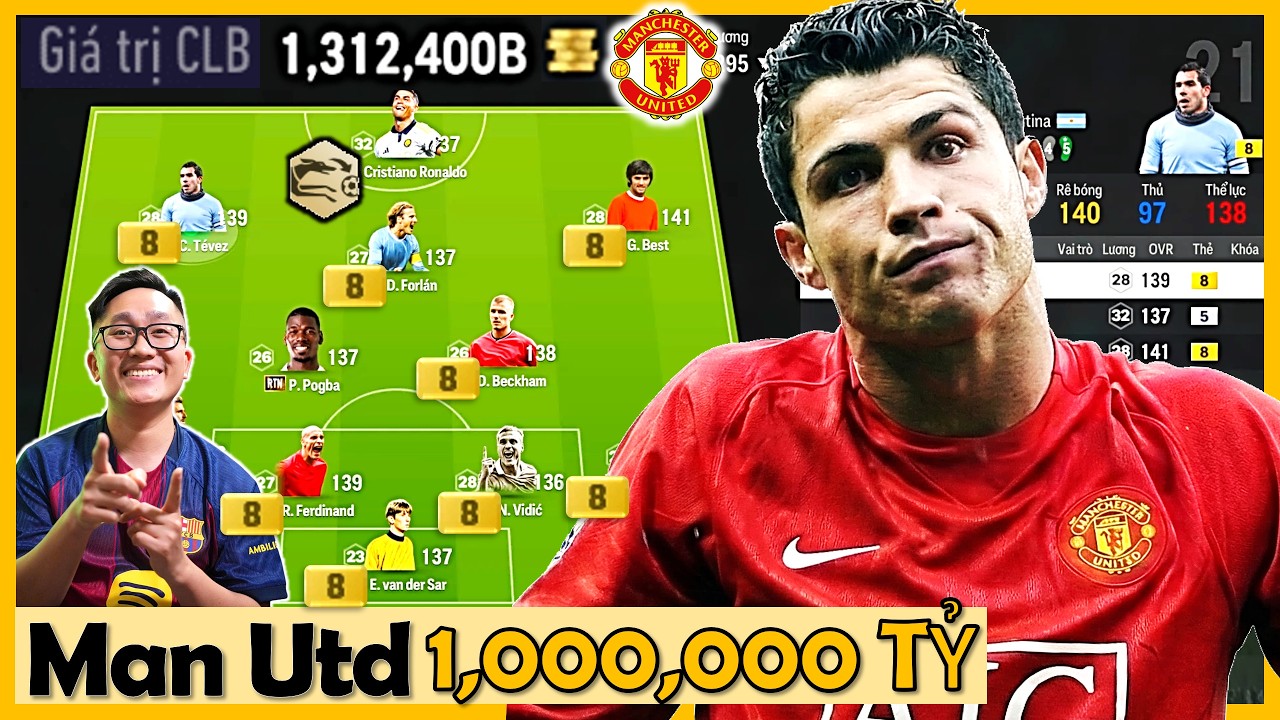Vua Ch&uacute;a 1 Triệu Tỷ MẠNH NHẤT TẦM GI&Aacute; I Love Mang Về Si&ecirc;u H&igrave;nh MU Đẹp Kh&ocirc;ng T&igrave; Vết C&ugrave;ng CR7 CH +5